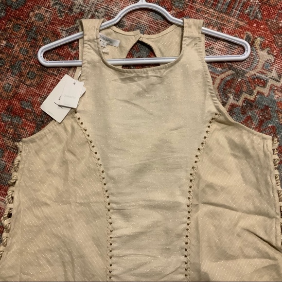 BRAND NWT LINEN SHORT DRESS BY ONDADEMAR SIZE L - Picture 5 of 12